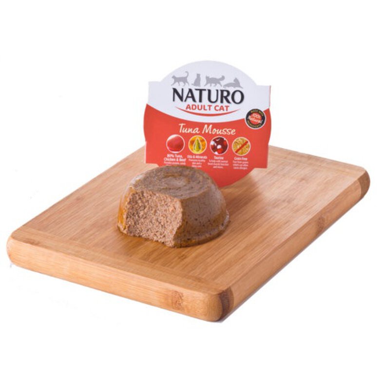 Naturo Adult Atún tarrina en mousse para gatos, , large image number null